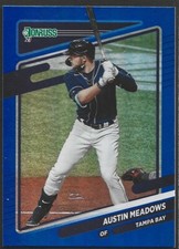 2021 Donruss Holo Foil Blue 118 Austin Meadows - Tampa Bay Rays