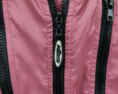 Vintage Hind Windbreaker Size Large Rain Jacket Pockets Full Zip Retro Pink Blue - Picture 8 of 10