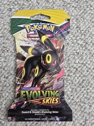 Pokémon TCG Sword & Shield Evolving Skies Sleeved Booster Pack