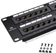 Cable Matters 48 Port 2U Cat6 Patch Panel Rackmount