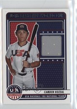 2023 USA Baseball Stars & Stripes U-18 World Cup Materials Camden Kozeal 2wh