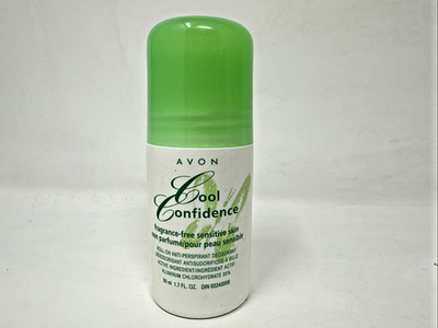 AVON Cool Confidence Roll On Anti-Perspirant Deodorant Fragrance Free Sensitive