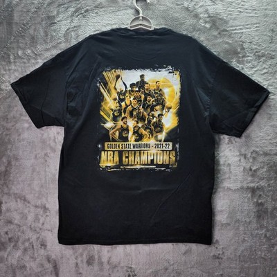 Fruit of the Loom Men s XL Black NBA Champions 2022 Golden State Warriors Tee