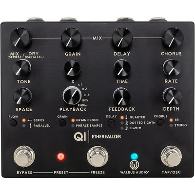 Walrus Audio Qi Etherealizer Multi-Effects Pedal Black