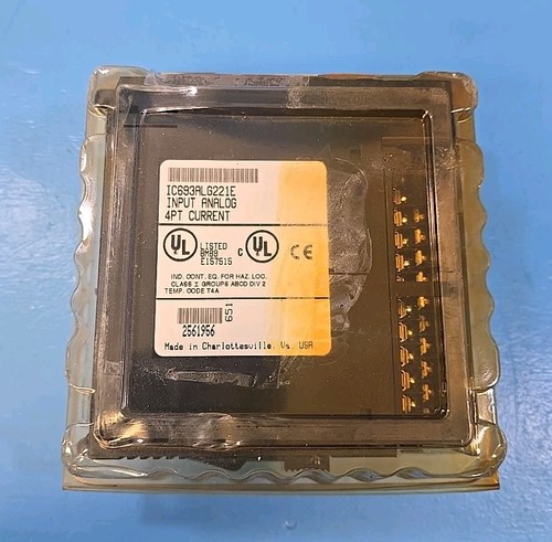 GE FANUC IC693ALG221E 24VDC 4PT INPUT ANALOG MODULE Image 1 of 2