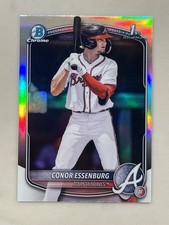2025 Bowman Draft Conor Essenburg Chrome Refractor 1st Prospect #BDC-124 Braves