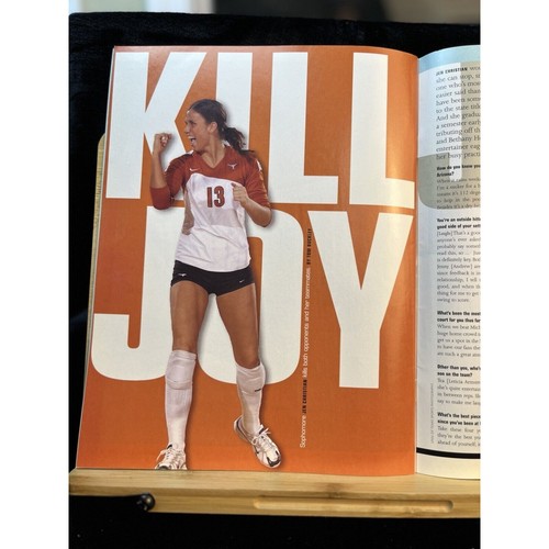 Horns Illustrated October 2005 Jamaal Charles Texas Volleyball Longhorns - Picture 4 of 5