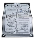 Vintage Star Wars X-Wing Vehicle Instruction Sheet Only Fighter Kenner 1977