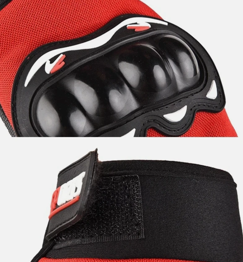 Motorcycle Gloves Durable Breathable Flexible Touch Screen Racing Motorbike - Image 3 of 4