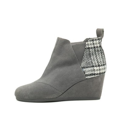 TOMS Damen Keilabsatz Bootie Stiefelette Stiefeletten Keilstiefeletten EU 36.5