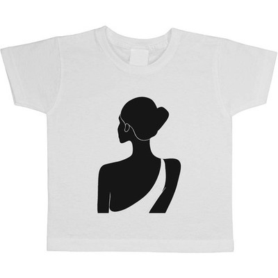 ''Minimalistischer Damenrücken'' Kinder / Kinder Baumwolle T-Shirts (TS052176)