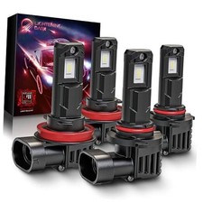 9005 H11 Bulbs Combo Fog Light Bulbs 400 Bright 6500K Xenon White 9005 H11