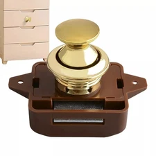 Sturdy and Stylish Zinc Alloy Push Button Drawer Cupboard Cabinet Caravan Lock