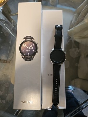 Samsung Galaxy Watch 3 41mm Bluetooth mystic silver Smartwatch - Zustand top