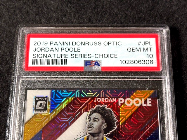 2019-20 Panini Donruss Optic - Signature Series Jordan Poole #SS