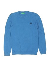 United Colors Of Benetton Girls Blue Pullover Sweater 6
