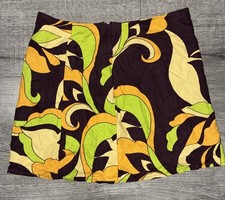 NWT Urban Outfitters Graphic Print Multi Color Short Skirt Size Large