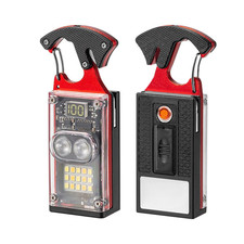 Keychain Flashlight Rechargeable Cob Keychain Work Light 6 Modes High 1000 Lumen