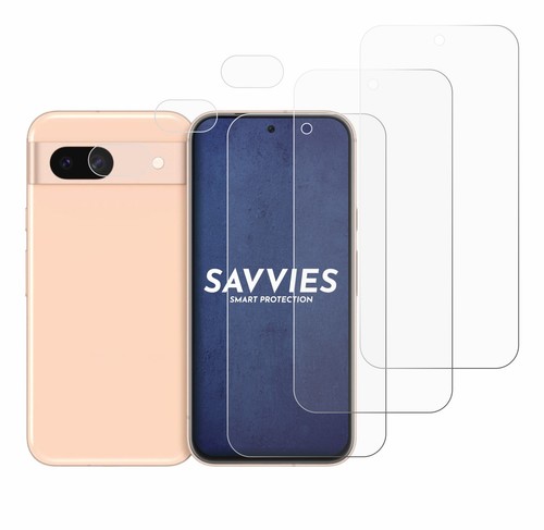6x Osłona ekranu do Google Pixel 8a (przód + aparat) Folia ochronna - Zdjęcie 2 z 11