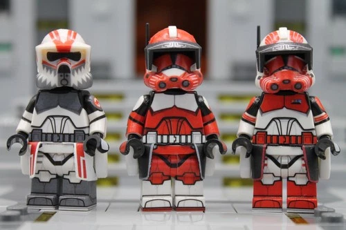 LEGO Star Wars Clones AVFigures Coruscant Guard Commander Fox/Hound/Thorn