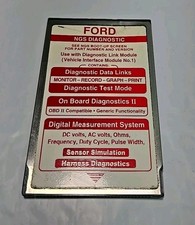 Ford Hickok Rotunda Ngs Star Tester Diagnostic Module Red Card Obd Ii -ff