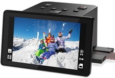 Digital Film  Slide Scanner with 5 Inch LCD Screen, Converts Color  B W 135...