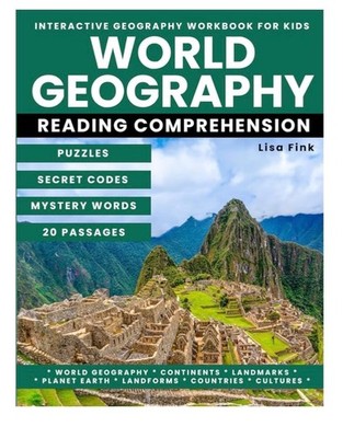 World Geography Interactive Workbook for Kids: Puzzles and Secret Codes, Reading