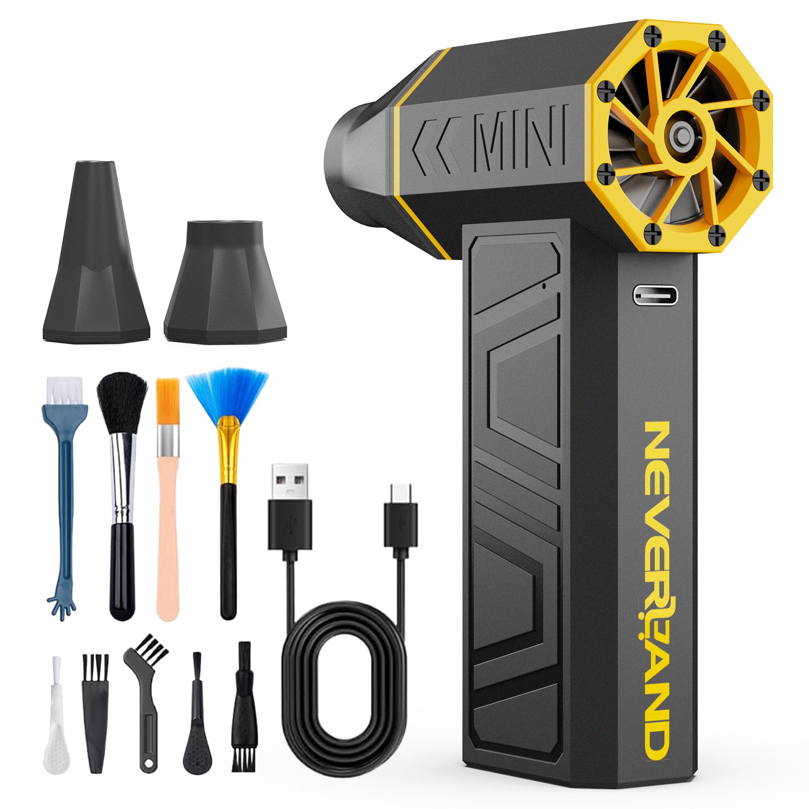 180000RPM Cordless Compressed Air Duster Blower for Computer