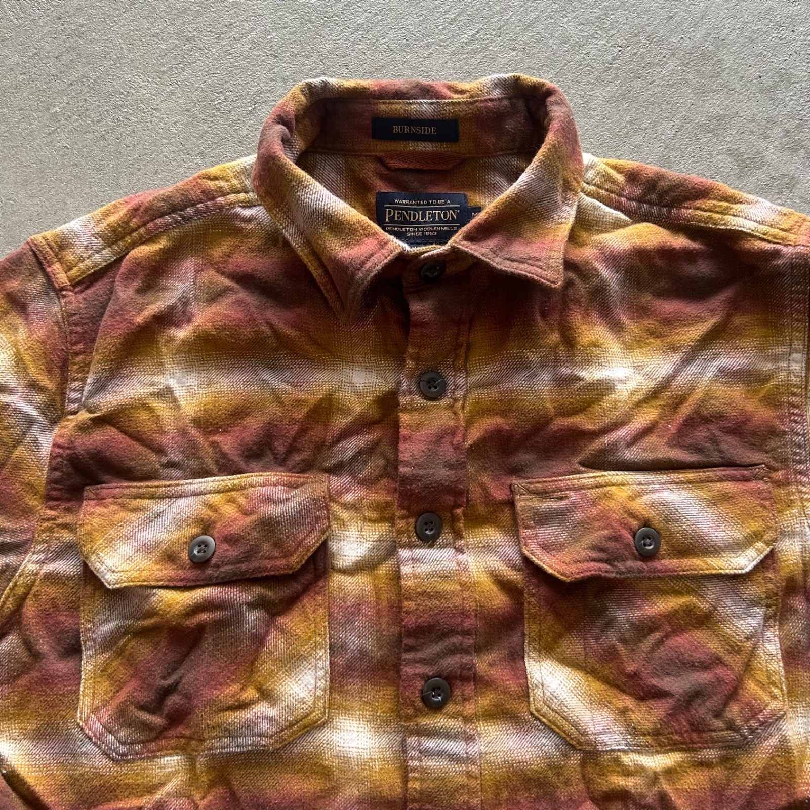 Vintage Pendleton Burnside Flannel Button Up Shir… - image 2