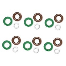 18 PCS Fuel Injector Nozzle Seal Kits, Fuel Injector O-Rings Compatible with