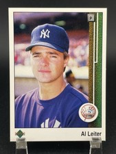 Al Leiter 1989 Upper Deck #588 RC Rookie New York Yankees Card Bin-3950. rookie card picture