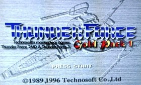 Thunder Force Gold Pack 1 W/Manual Good Used Game Sega Saturn SS Good From Japan