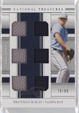 2020 Panini National Treasures Game Gear Materials Sixes /99 Brendan McKay 0yl4
