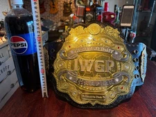 Rare NJPW 4th Gen IWGP Heavyweight Championship Replica Belt Heavy, Displayable