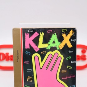 NES Nintendo TENGEN'S KLAX - NEW & Factory Sealed with Authentic V-Overlap Seam!