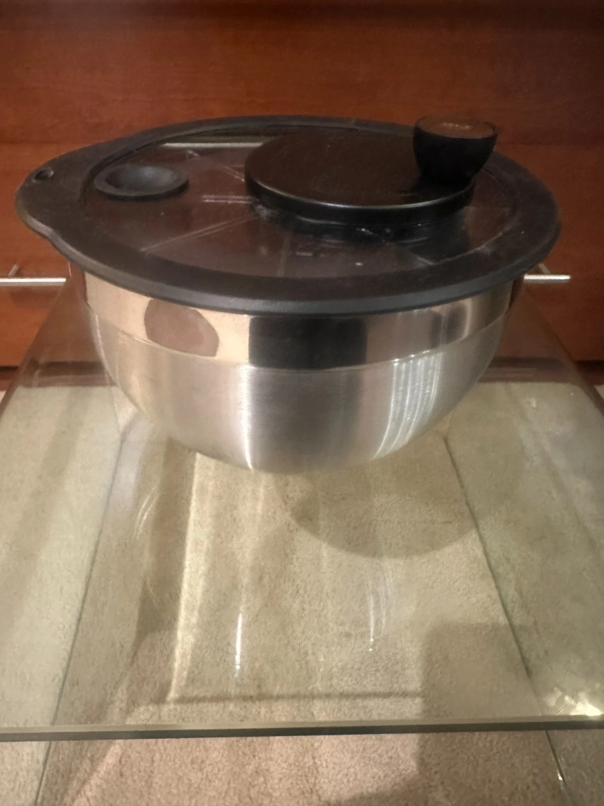Rosle 15695 Stainless Steel Large Salad Spinner with Glass Lid
Opens in a new window or tab