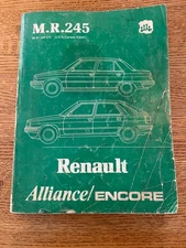 Factory 1983 Renault Alliance Encore AMC Service Manual, M.R. 245