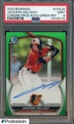2023 Bowman Chrome Green Refractor Jackson Holliday RC AUTO 42/99 PSA 9