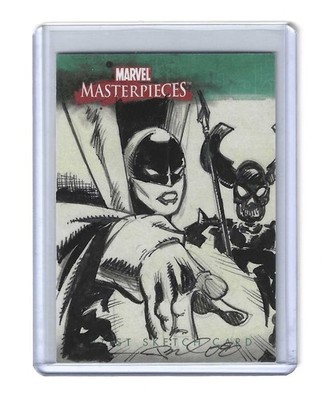2008 MARVEL MASTERPIECES 3 - SKIZZE von BRIAN WALKER von Hela