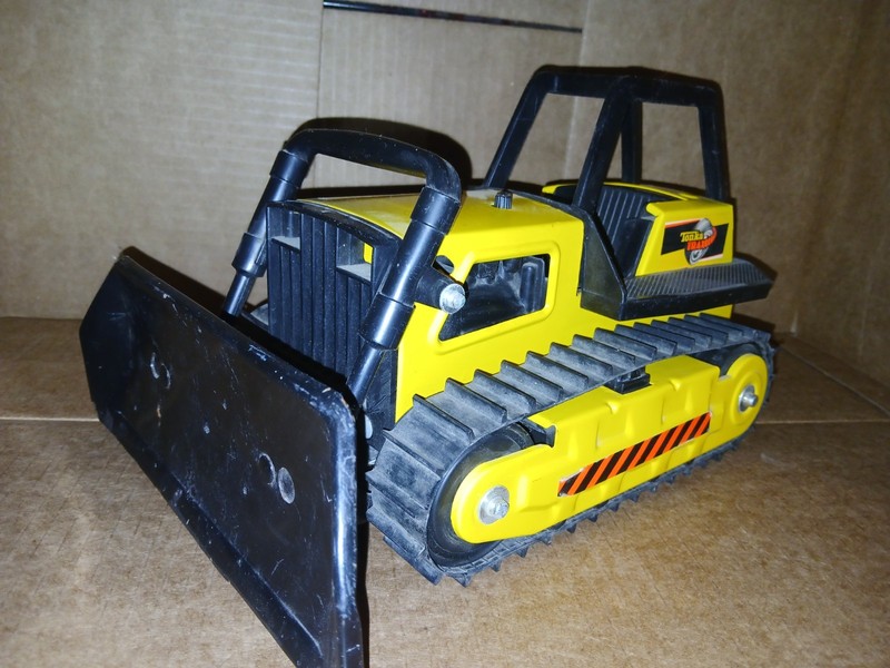 Tonka Trax Bulldozer 12” pressed steel.