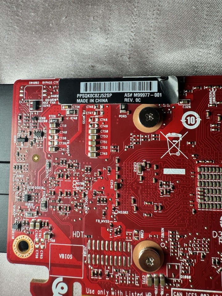 HP AMD Radeon RX 6400 4GB GPU M99977-001 Victus Graphics Card | eBay