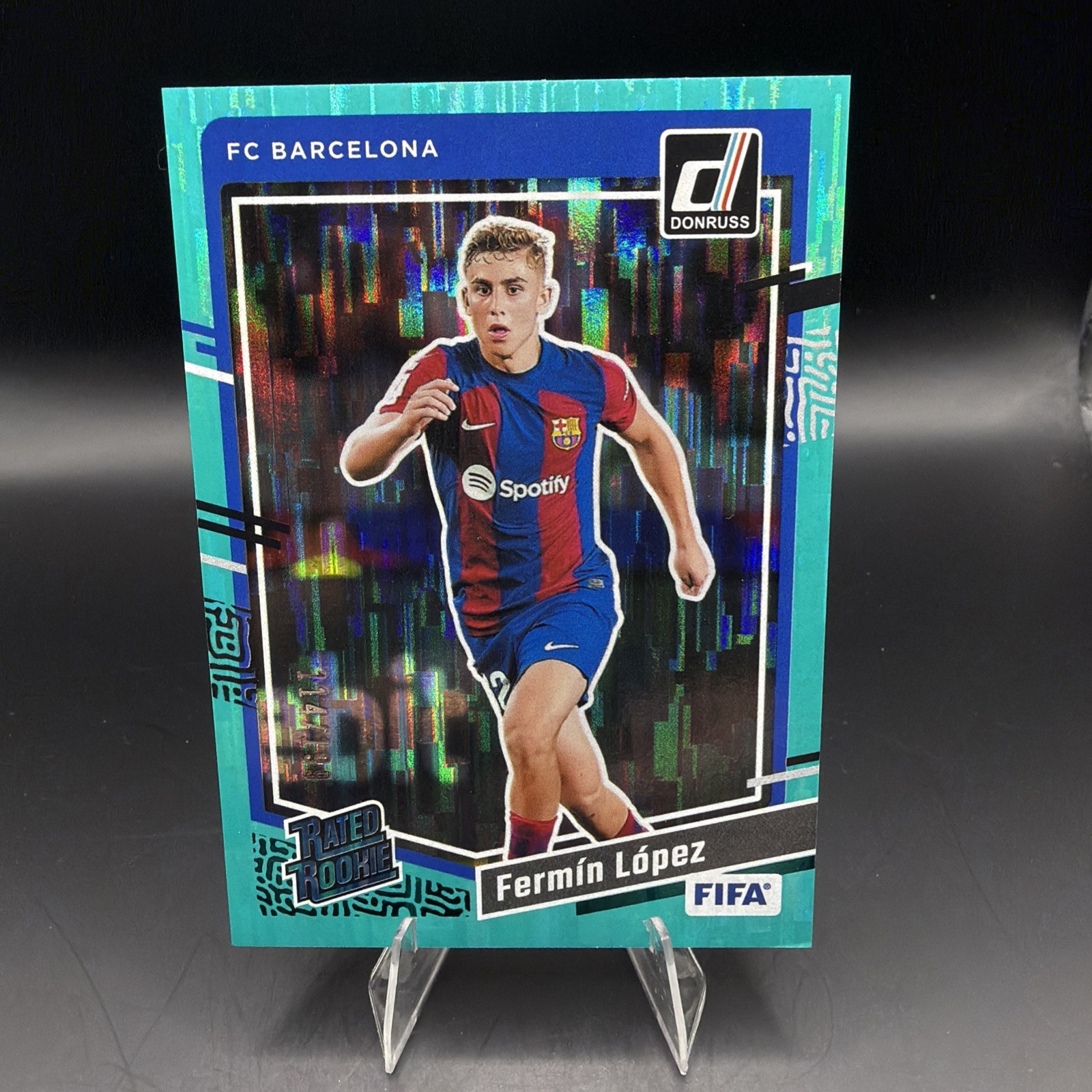 2023-24 Panini Donruss Fifa - Rated Rookie Fermin Lopez #183 Teal /199 (RC)