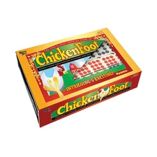 ChickenFoot Professional Size Double 9 color Jumbo Dot Dominoes - NEW