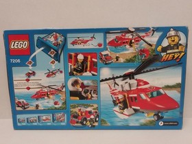 LEGO CITY: Fire Helicopter (7206) New/Sealed - Retired
