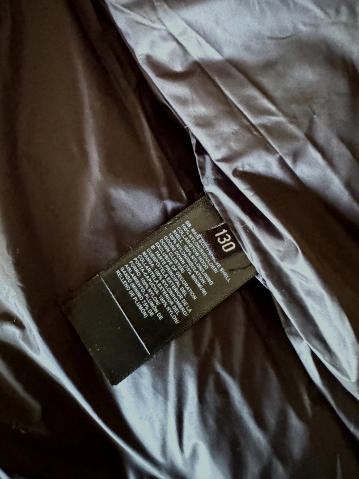 Autentico piumino bambino The North Face x Gucci con maniche rimovibili