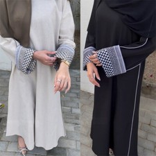 Dubai Abaya Women Muslim Long Maxi Dress Kaftan Islamic Party Arab Ramadan Gown