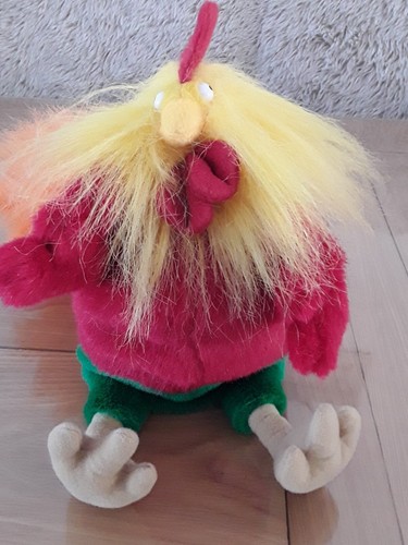 Storysack Plush Soft Padded Cockerel Hand Puppet - Colourful - 9" Sitting