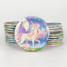 Lot of 20 Creative Converting Unicorn Fantasy Plates 8-Pack (160 Total) NEW
