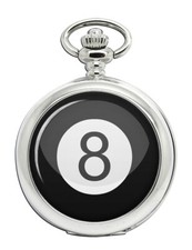 8 Ball Pool Pocket Watch