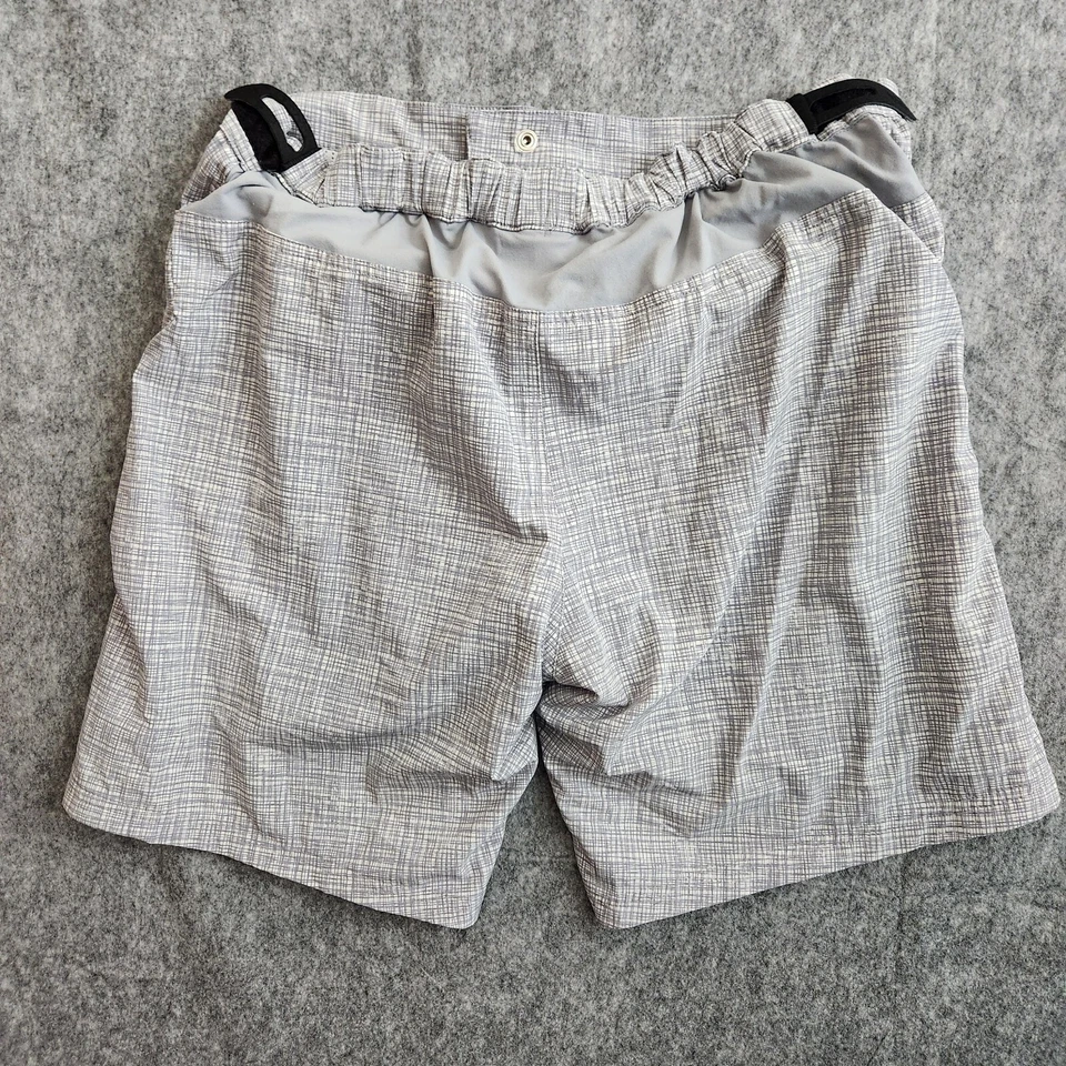 Coolibar Calasa Tech Swim Trunks Men's M Gray Liner Board Shorts UPF50 Travel Foto 2 de 4